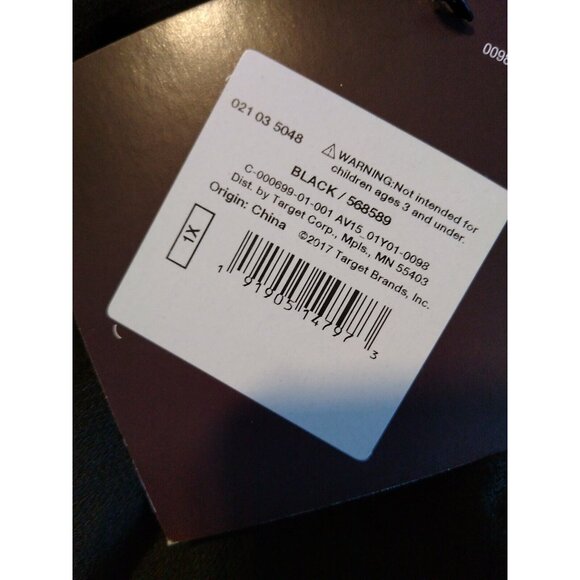 Ava And Viv Women's Plus Size 1X Black Sleeveless Dress Sundress Soft Stretchy - Picture 7 of 8